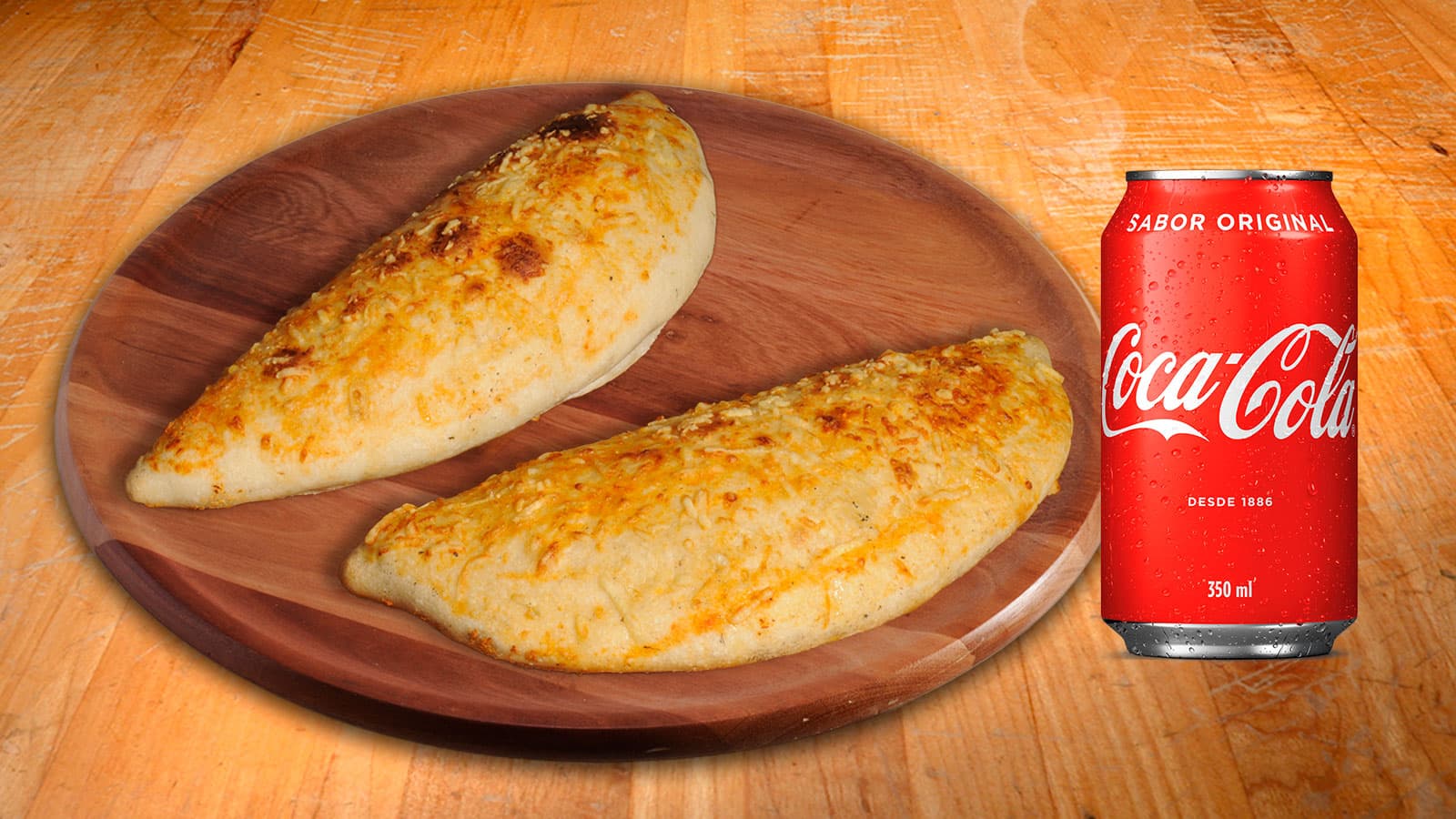 Combo 2 Calzones Salgados + 1 Refri 
