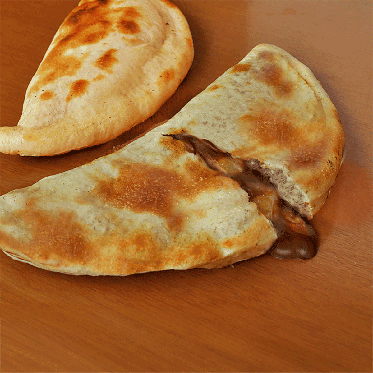 Calzone Chocolate Com Banana